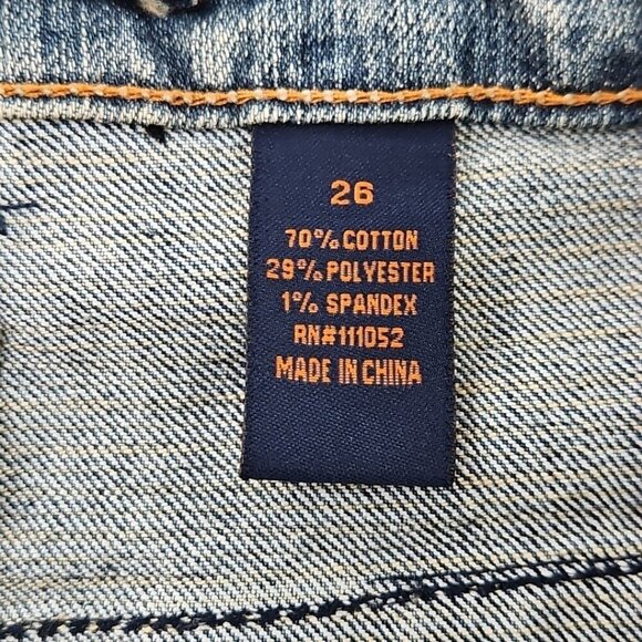 NEW Vanilla Star Jeans Women's 26 (44x32) Straight Leg Floral Embroidery NWT - Picture 11 of 13